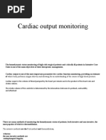 Cardiac Output Monitoring