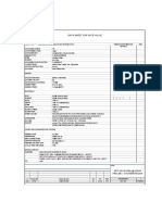 Data Sheet For Gate Valve: Title