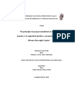 El Principio de Proporcionalidad en Las Sentencias Penales y La Seguridad Jurídica, A Propósito Del Caso Silvana Buscaglia Zapler