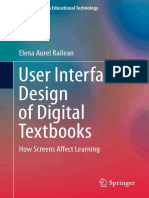 User Interface Design of Digital Textbooks: Elena Aurel Railean