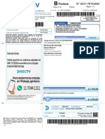 Factura: Directv Argentina Sociedad Anónima