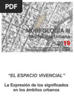 Morfologia Iii - Espacio Vivencial - 2019 PDF