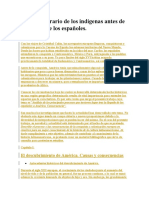 Analisis Literariode Los Indigenas Antes de La Llegada de Los Españoles