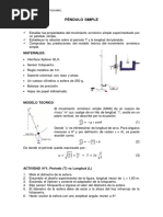 Lab 01 Péndulo Simple