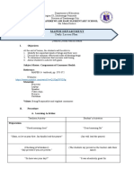 Mapeh Department: Daily Lesson Plan