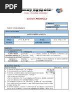 SESIÓN DE APRENDIZAJE Estadistica