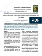 Influence of Azolla As Organic Compost On Cultivation of Sarpagandha Plants