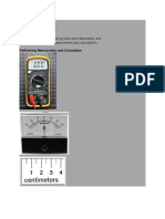 Lesson 2: LO 1. Select Measuring Tools and Instruments and LO 2. Carry Out Measurements and Calculations