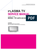 LG RT-42PX12X - ALLLKR Service Manual PDF