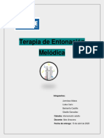 Terapia de EntonaciÃ N MelÃ Dica Finalizado 1 PDF