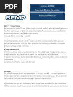 SMC4-4-16A16B Four-Axis Motion Controller Instruction Manual