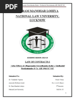 Dr. Ram Manohar Lohiya National Law University, Lucknow: Law of Contracts-I