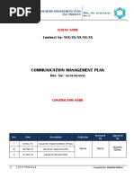 Communication Management Plan PDF