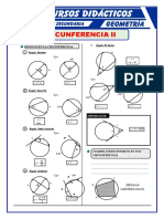 Ejercicios de Ángulos en La Circunferencia para Cuarto de Secundaria