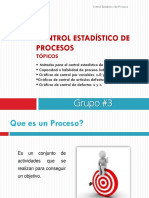 Control Estadístico de Procesos 