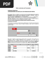 Taller Controles de Formulario No 1