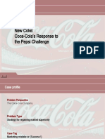 New Coke: Coca-Cola's Response To The Pepsi Challenge