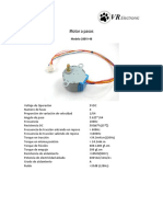 Hoja de Datos Motor A Pasos 28BYJ-48 PDF