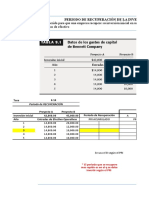 Periodo de Recuperación de La Inversión