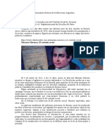 Belgrano y Moreno en Historia de La Educación Argentina