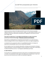 Las 11 Ecorregiones Del Perú Propuestas Por Antonio Brack PDF