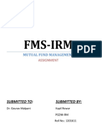 Mutual Fund Assignment