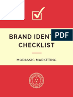 Brand Identity Checklist: Modassic Marketing