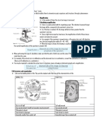 Cell Structure and Function