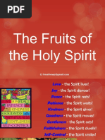 Fruits of The Holy Spirit