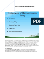 The Instruments of Macroeconomic Policy.