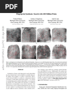 Fingerprint Synthesis: Search With 100 Million Prints