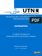 2020 TUP 1C MAT TEO U3 SistemasEcuacionesLineales