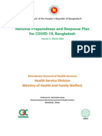 National Preparedness and Response Plan For COVID 19, Bangladesh