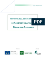 U6 02 Metodologias de Seguimiento de Acciones Formativas Modalidad e Learning PDF