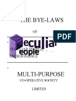 Peculiar Byelaw Corrected