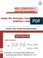 3.1 PPT Derivadas, Funciones Analíticas