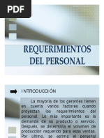 Requerimiento de Personal