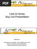 Lime and Honey Buy Out Presentation