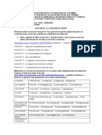 Atelier 1. Subjonctif Passé