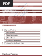 Module 1 - Introduction To FortiGate and The Security Fabric