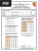 4° Examen Bimestral-1bs-Con Puntaje