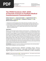 The SPARS Pandemic 2025-2028 - A Futuristic Scenario To Facilitate