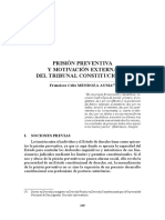 Motivación Externa Prisión Preventiva GAceta