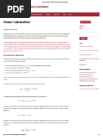 Power Calculation - MIT E-Vent - MIT Emergency Ventilator