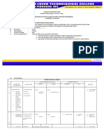 Outcomes-Based Education Syllabus For Object-Oriented Programming 1 SEMESTER, SY 2019-2020