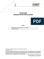 Trace ERP - Requisitos para Instalación - Ver 1.4 PDF