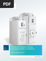 Air-Insulated Medium-Voltage Switchgear NXAIR and NXAIR M