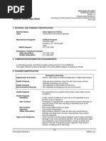 Material Safety Data Sheet