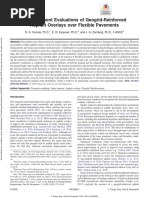 Finite-Element Evaluations of Geogrid-Reinforced Asphalt Overlays Over Flexible Pavements