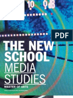 The New School For General Studies / Media Studies Viewbook 2010